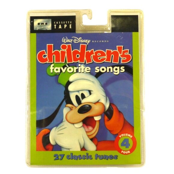 Vintage DISNEY 27 Children's Favorite Songs on cassette Vol 4 NEW 1990 - Picture 1 of 2